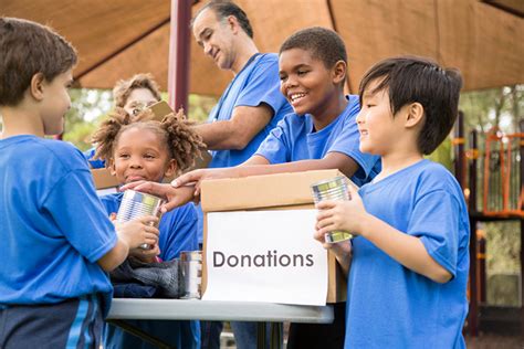charity ideas for kids